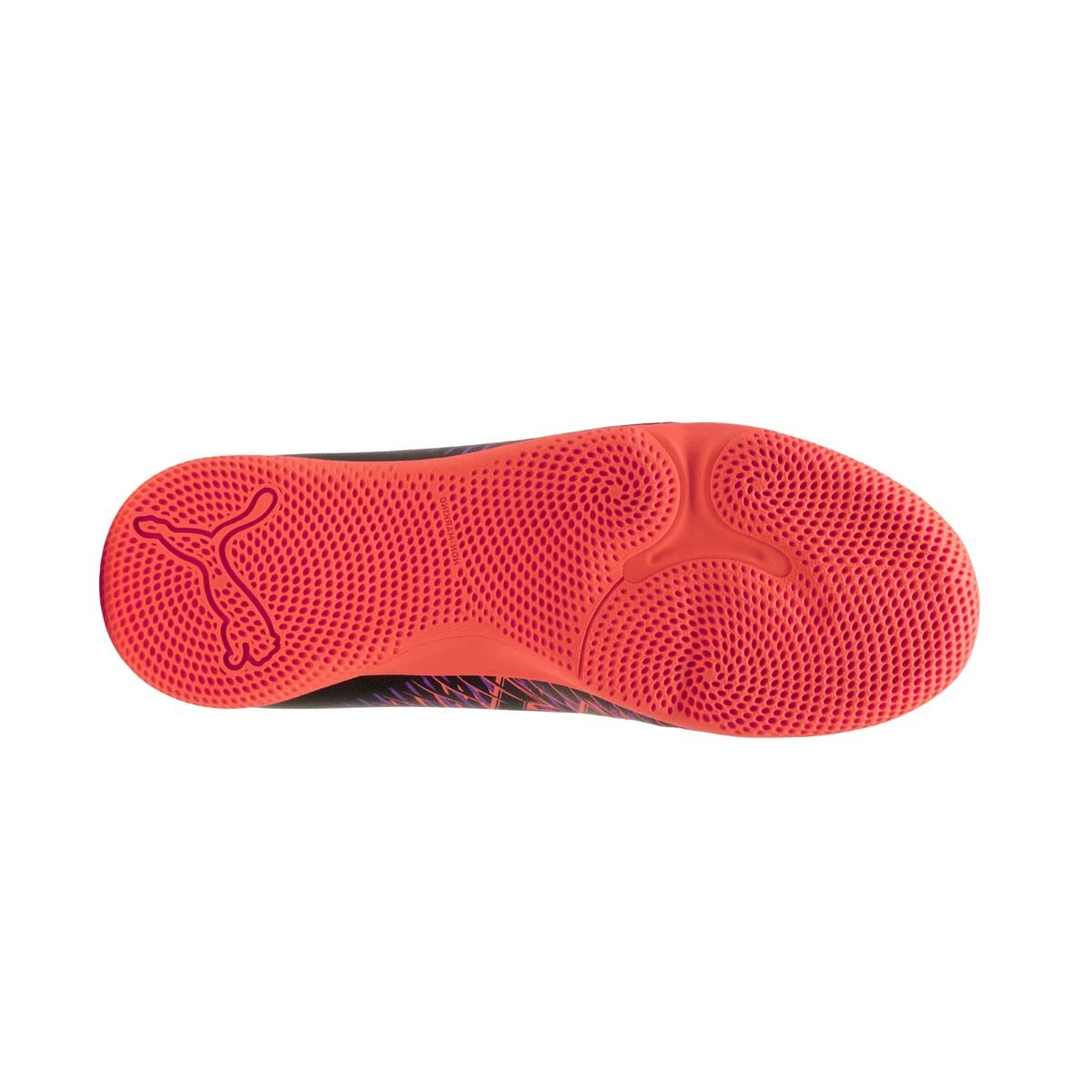 Chuteira Indoor Infantil Puma Future 8 Play It Preto E Coral Preto 5