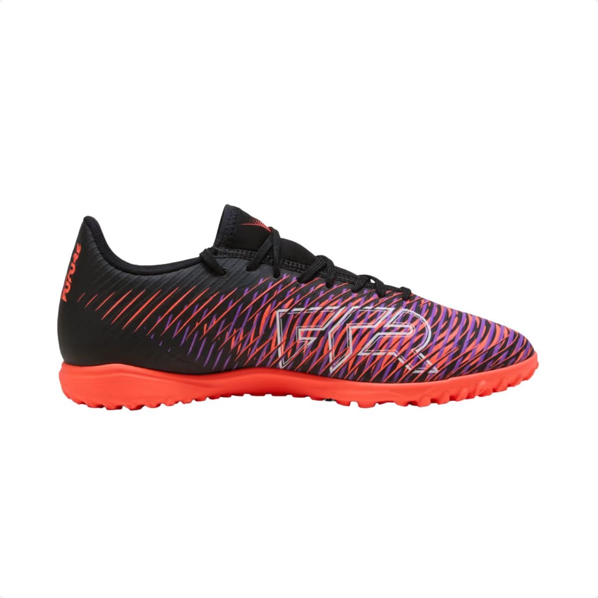 Chuteira Society Masculina Puma Future 8 Play Preto E Coral Preto 4