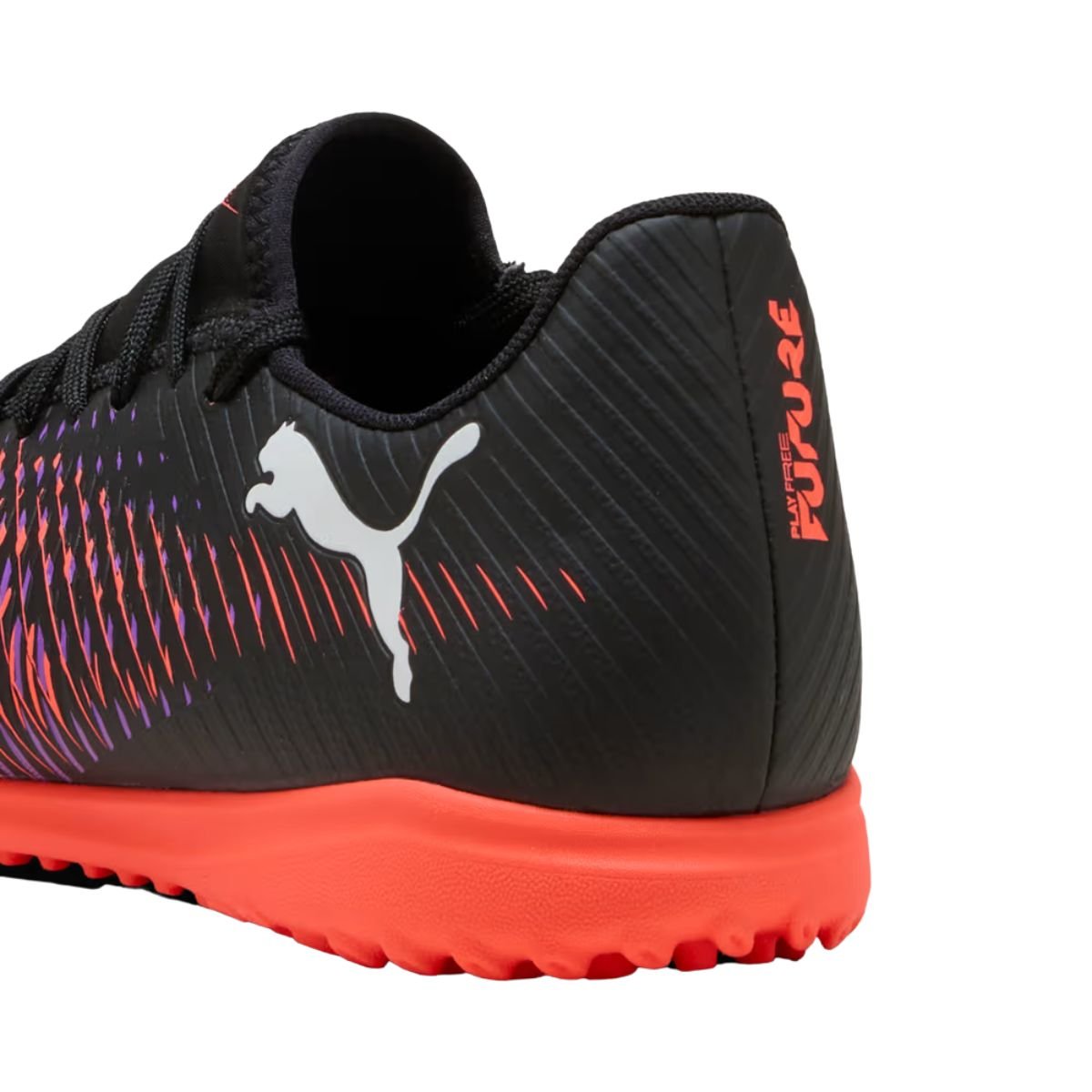 Chuteira Society Masculina Puma Future 8 Play Preto E Coral Preto 6
