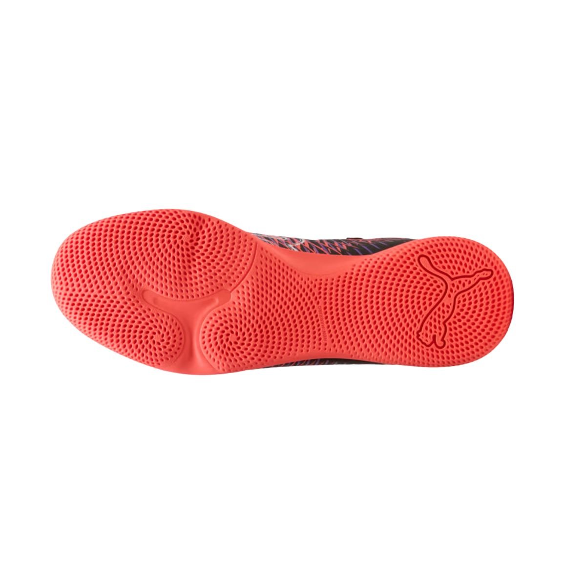 Chuteira Indoor Masculina Puma Future 8 Play It Preta E Coral Preto 5