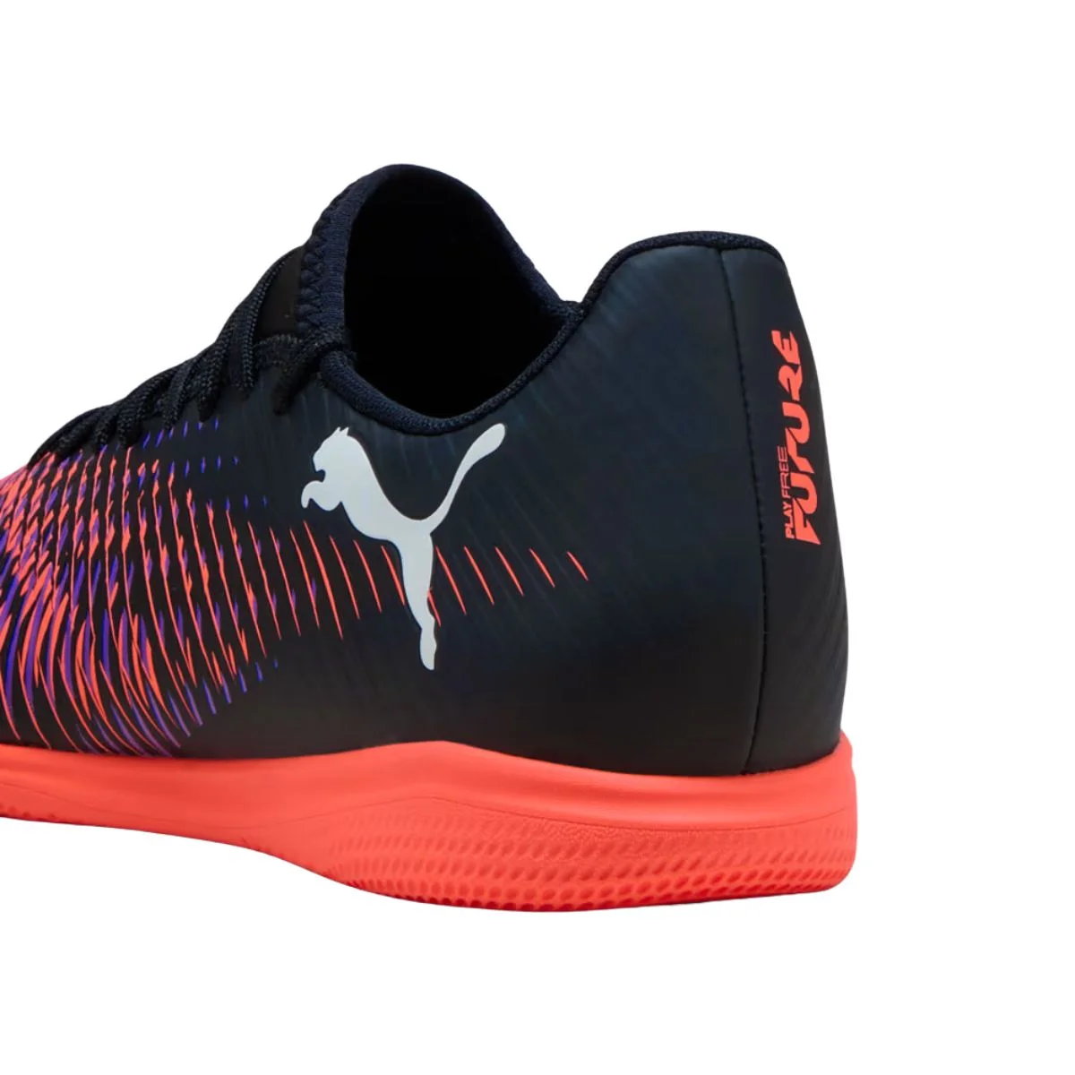 Chuteira Indoor Masculina Puma Future 8 Play It Preta E Coral Preto 6