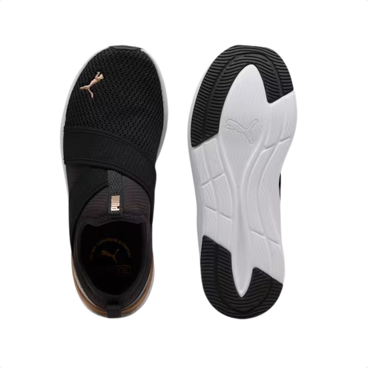 Tênis Casual Feminino Puma Softride Harli Slip On Preto Preto 3