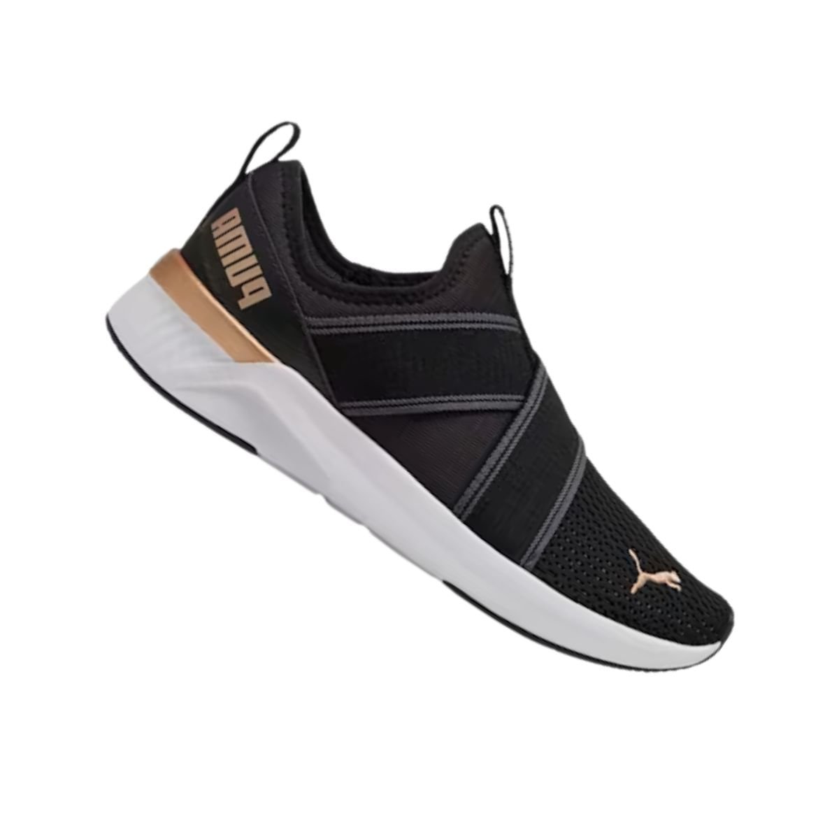 Tênis Casual Feminino Puma Softride Harli Slip On Preto Preto 7