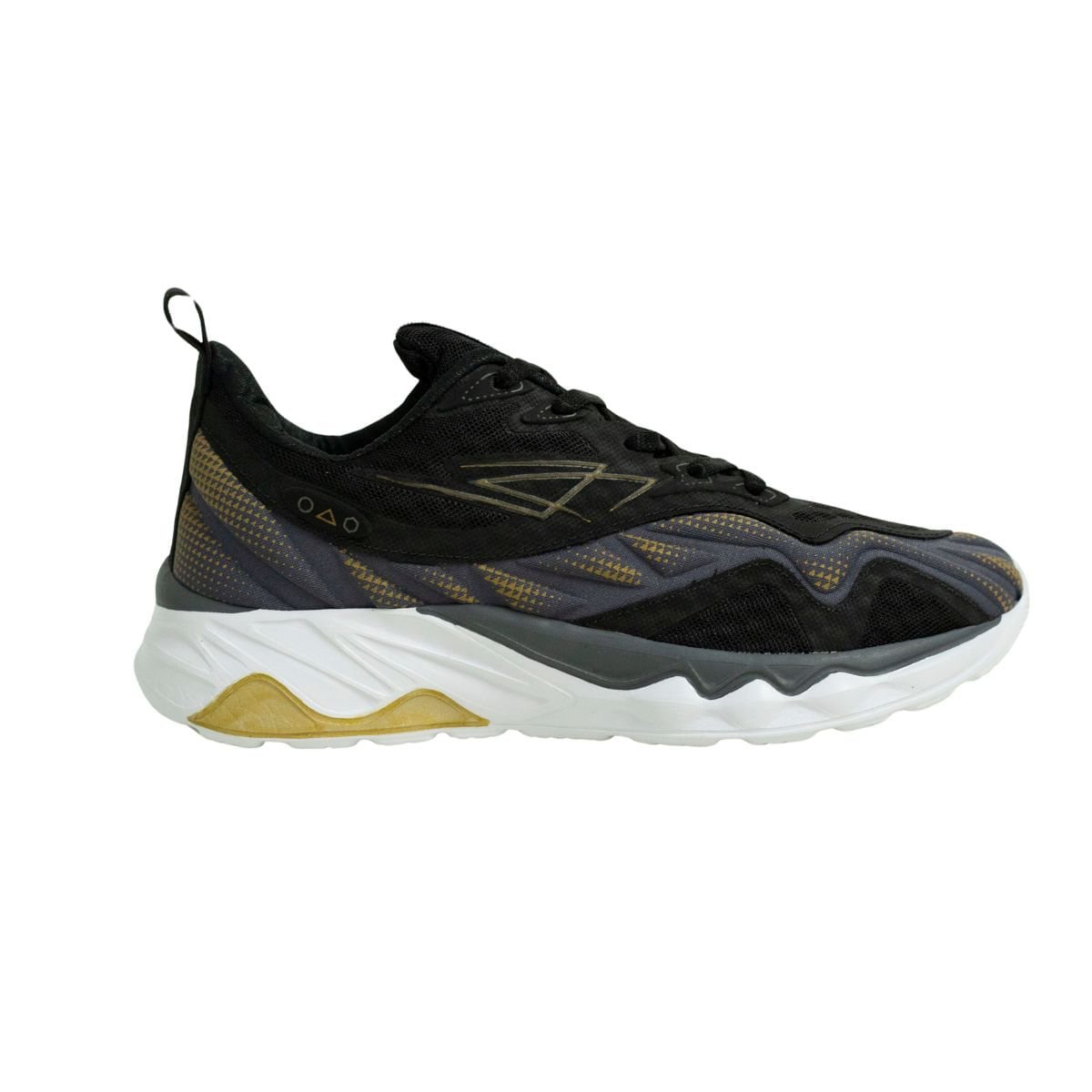 Tenis Running Masc Jump Rp2320-15 Preto/Grafite 2