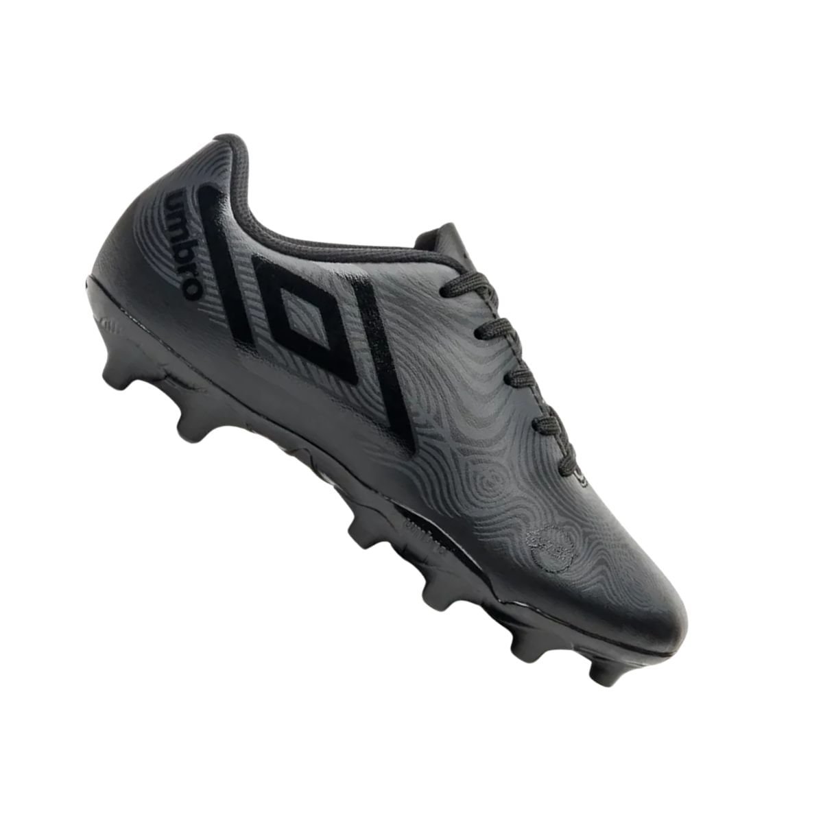Chuteira Campo Infantil Umbro Orbit Junior Preta Preto 6