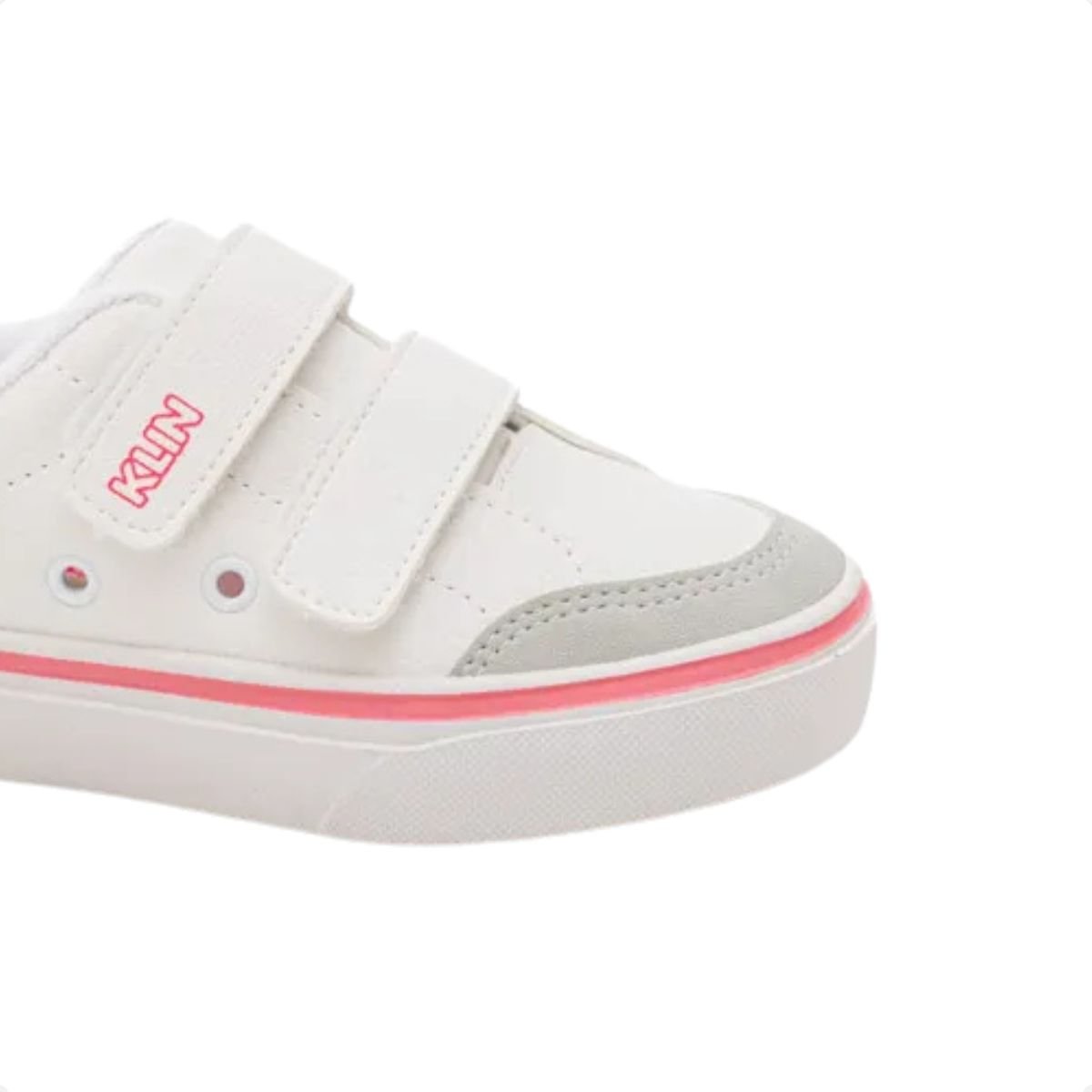 Tênis Infantil Freestyle Baby Klin  Branco E Rosa Branco/Rosa 5