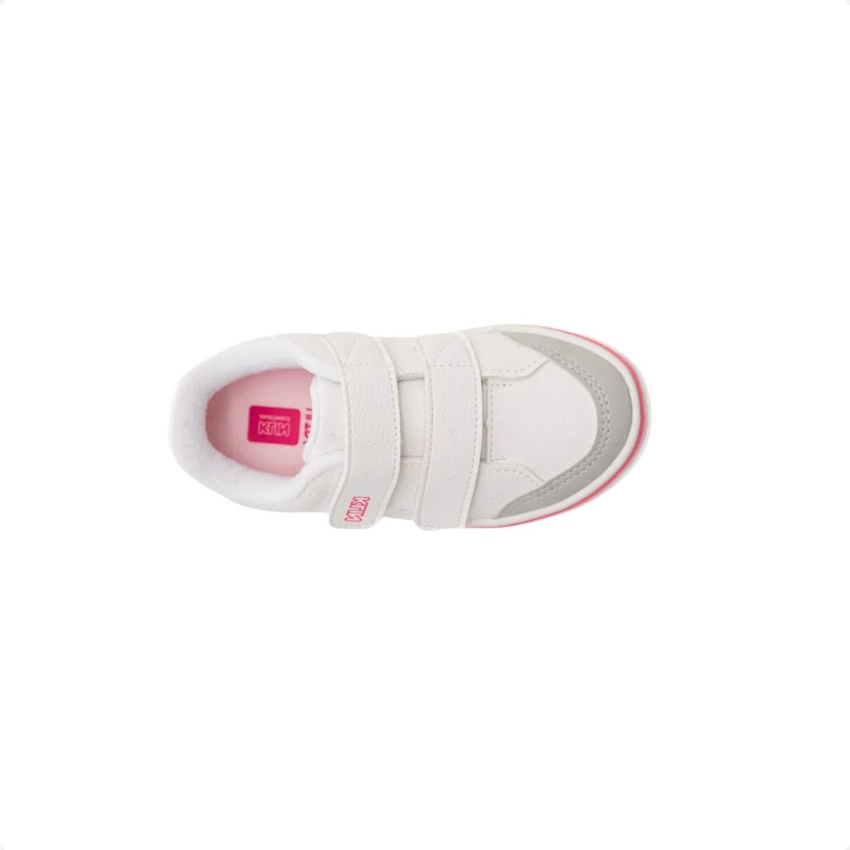 Tênis Infantil Freestyle Baby Klin  Branco E Rosa Branco/Rosa 7