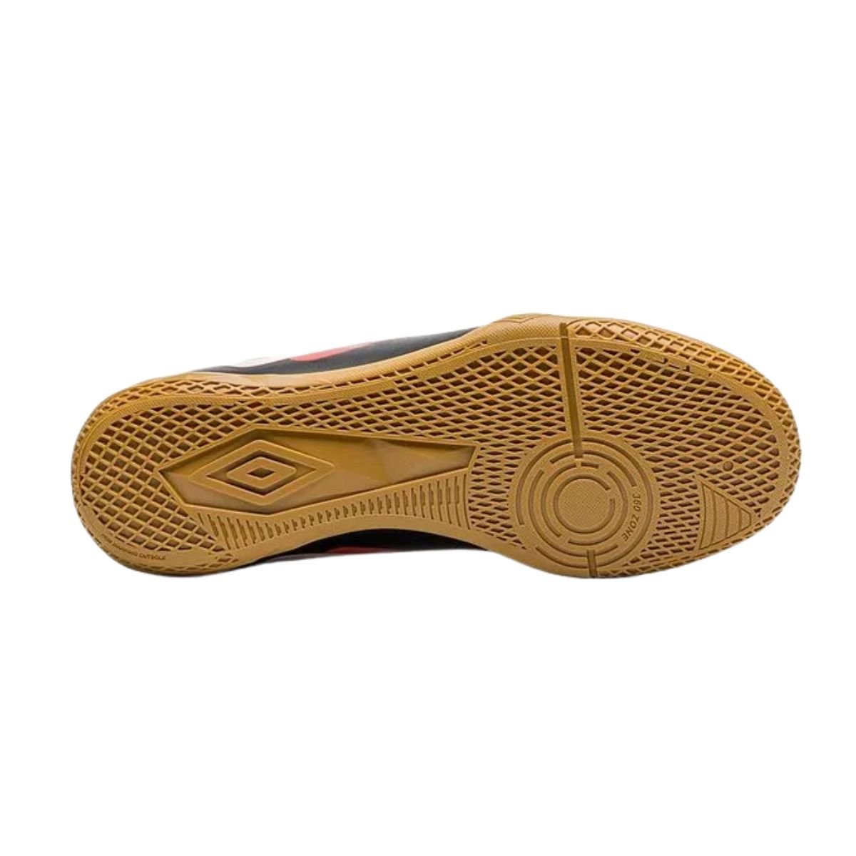 Chuteira Indoor Masculino Umbro Action Preto E Vermelho Preto/Vermelho/Branco 5
