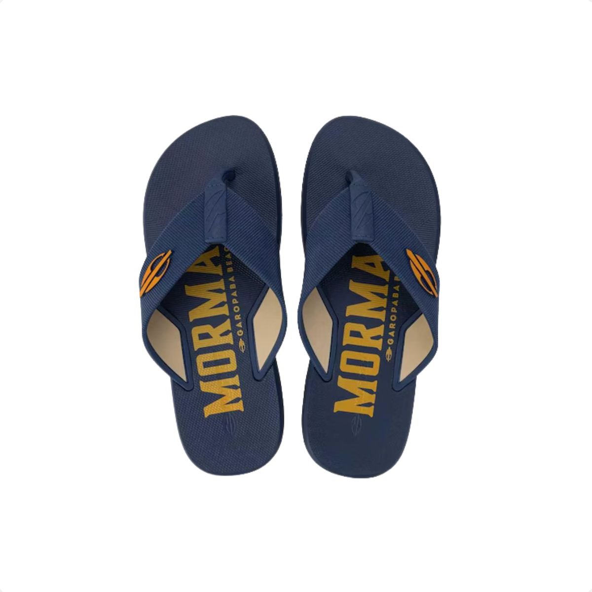 Chinelo Masculino Dedo Grendene Wave Ii Marinho Azul/Amarelo 3