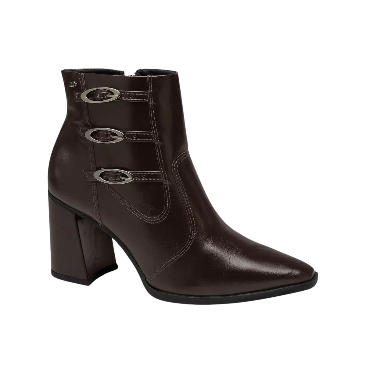 Bota Femina Cano Baixo Dakota Marrom 2