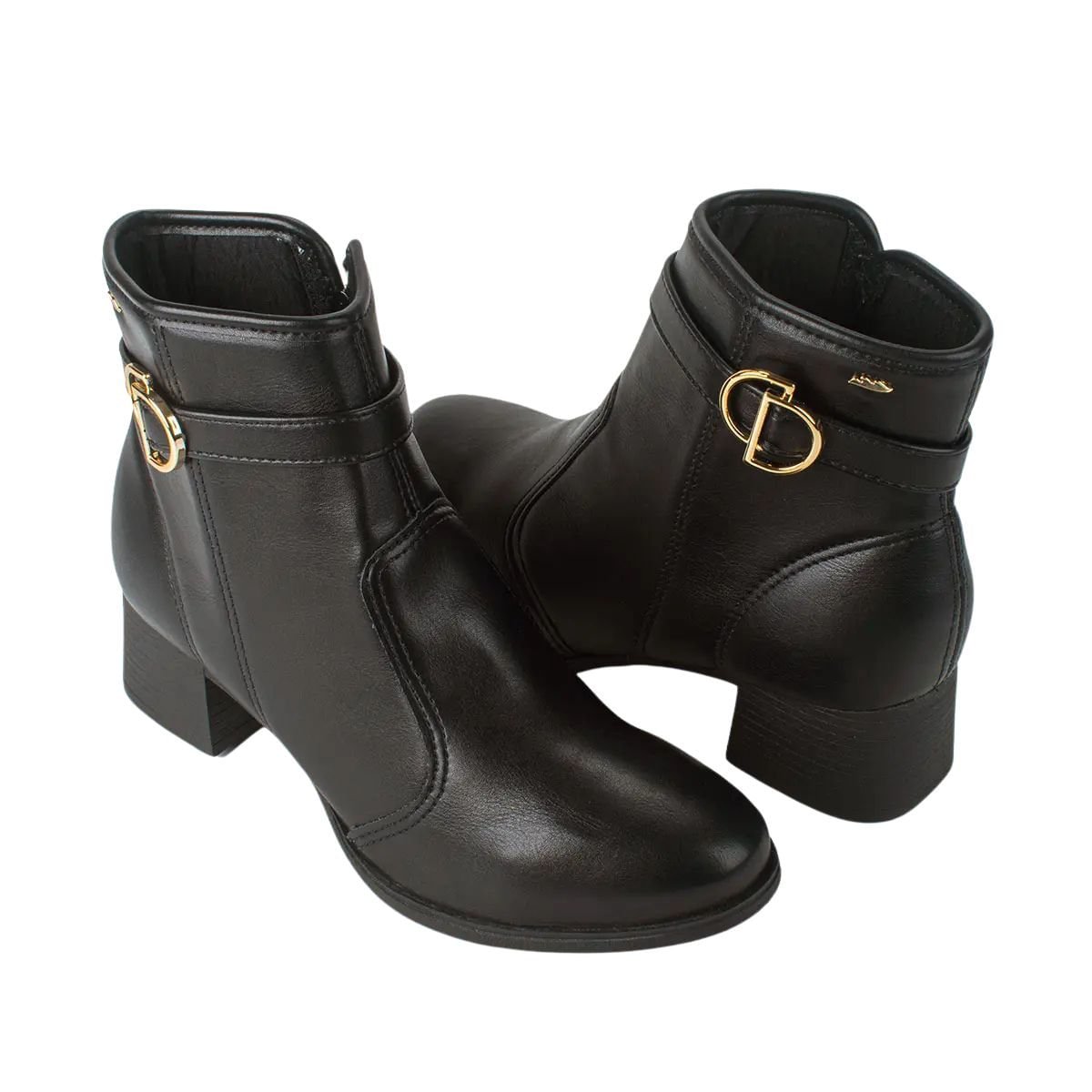 Bota Fem Cano Baixo Dakota Preto 6