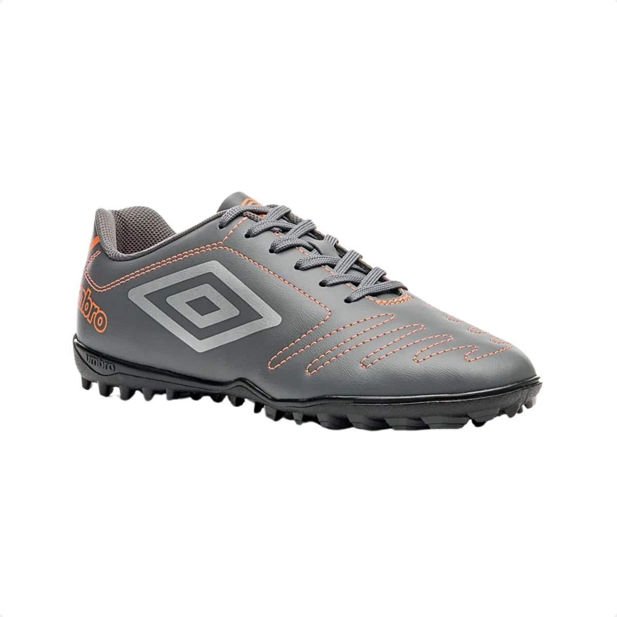 Chuteira Society Masculina Umbro Class Chumbo Cinza 2