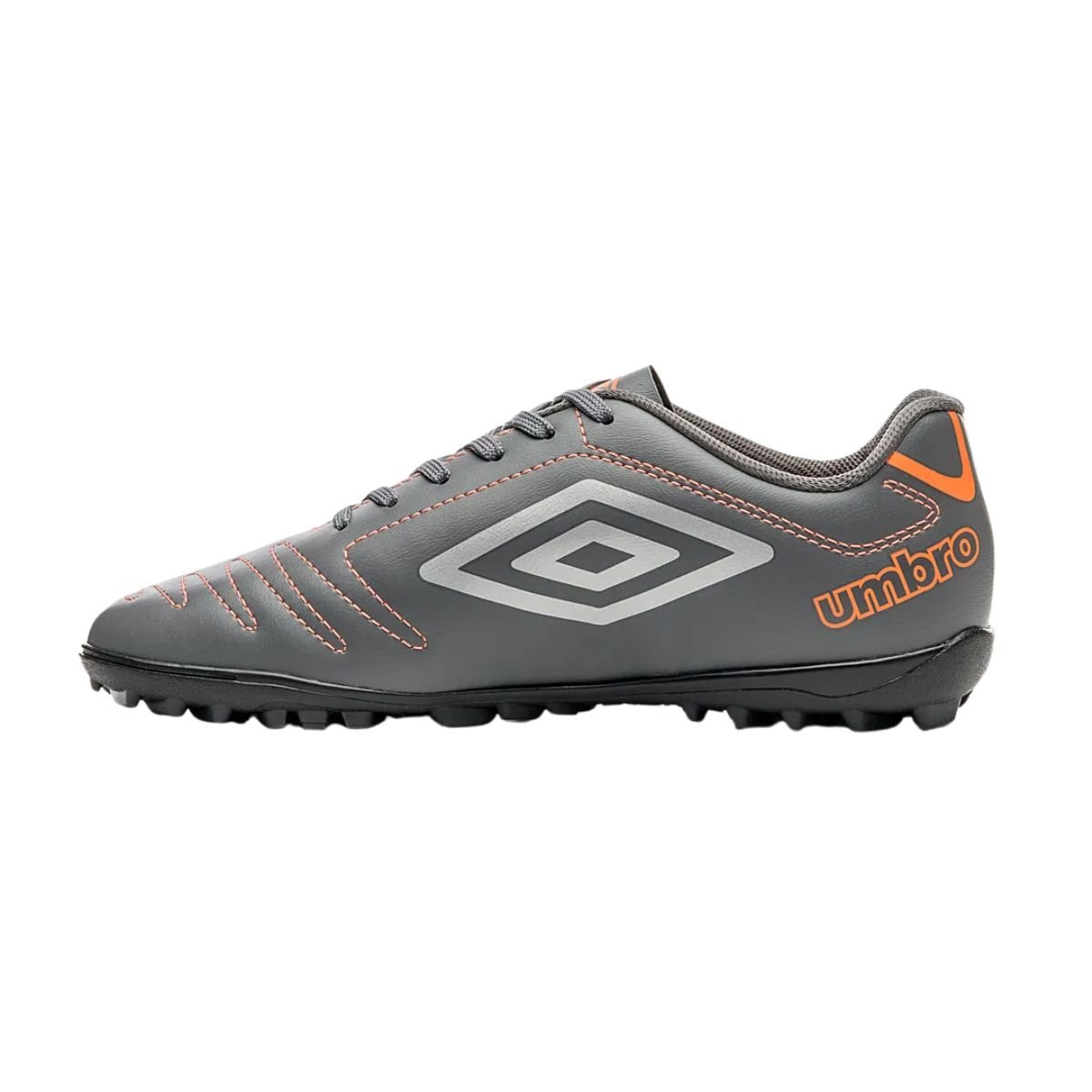 Chuteira Society Masculina Umbro Class Chumbo Cinza 5