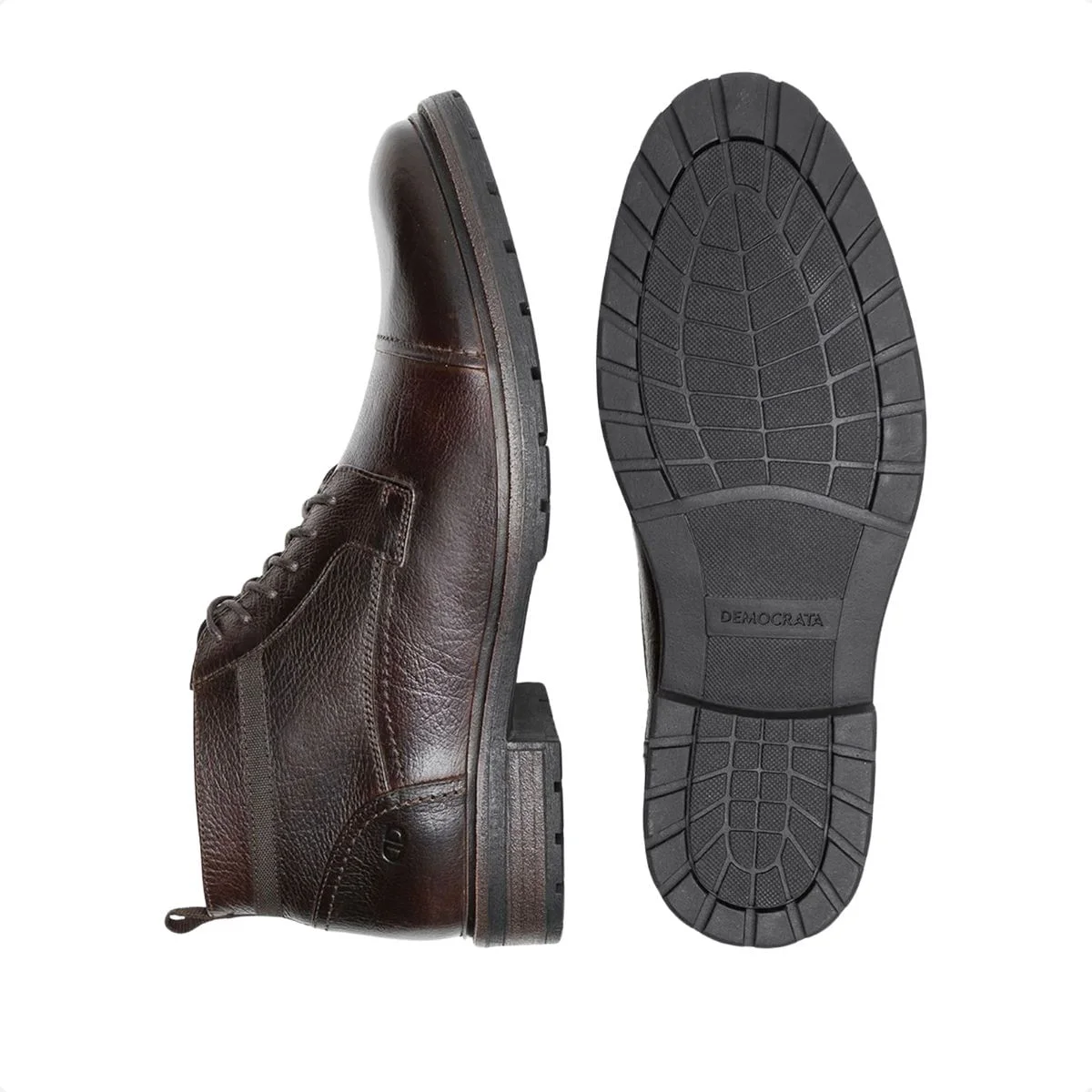 Bota Masculina Coturno Democrata Astro Marrom Marrom 4