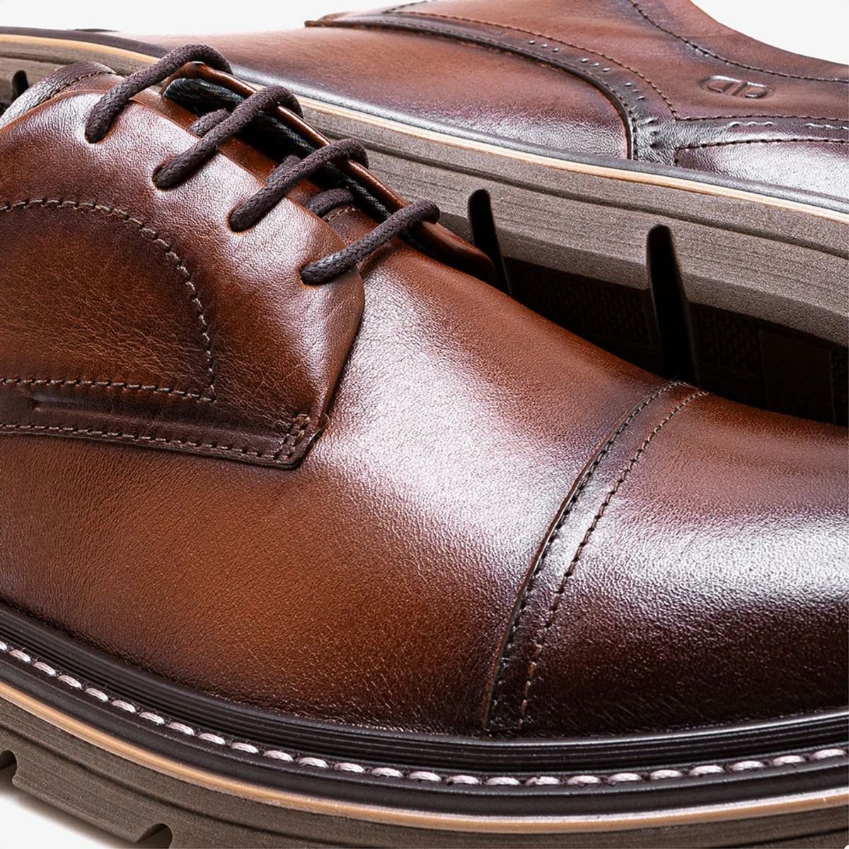Sapato Masculino Esporte Fino Democrata Jeff Marrom Marrom 3