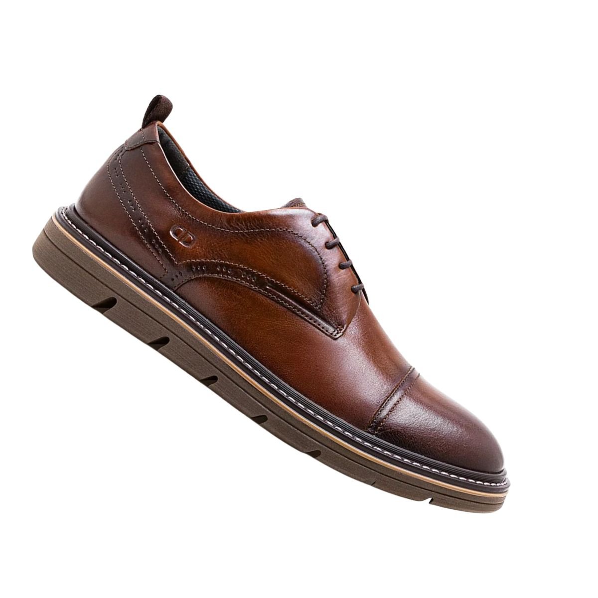 Sapato Masculino Esporte Fino Democrata Jeff Marrom Marrom 6