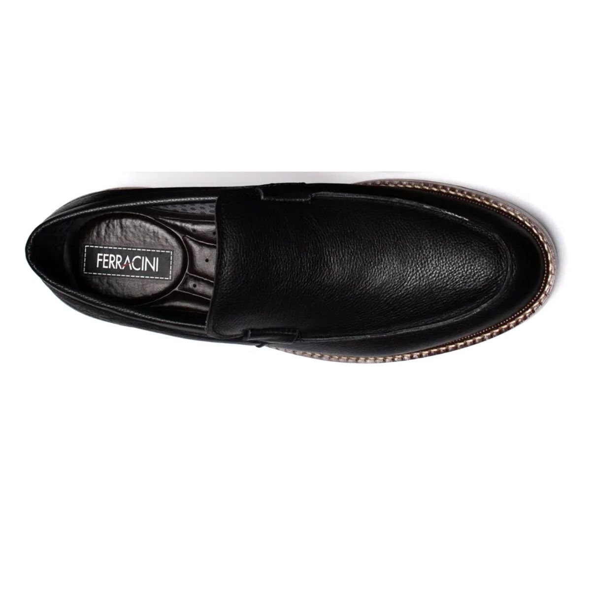 Sapato Masculino Esporte Fino Ferracini Kingston Preto Preto 6