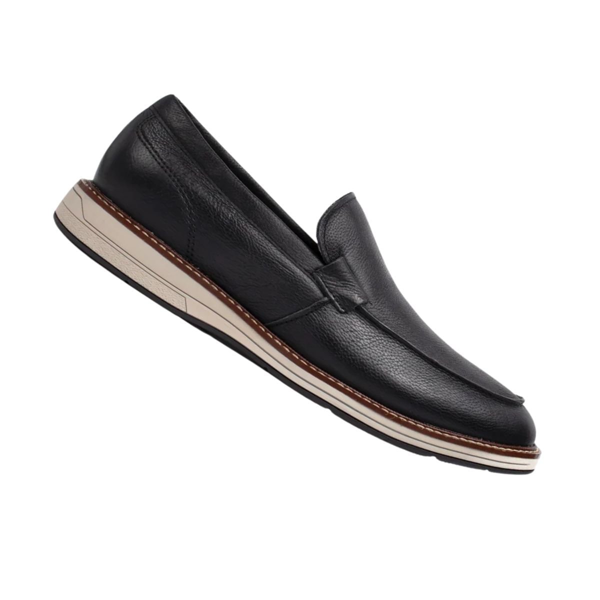 Sapato Masculino Esporte Fino Ferracini Kingston Preto Preto 7