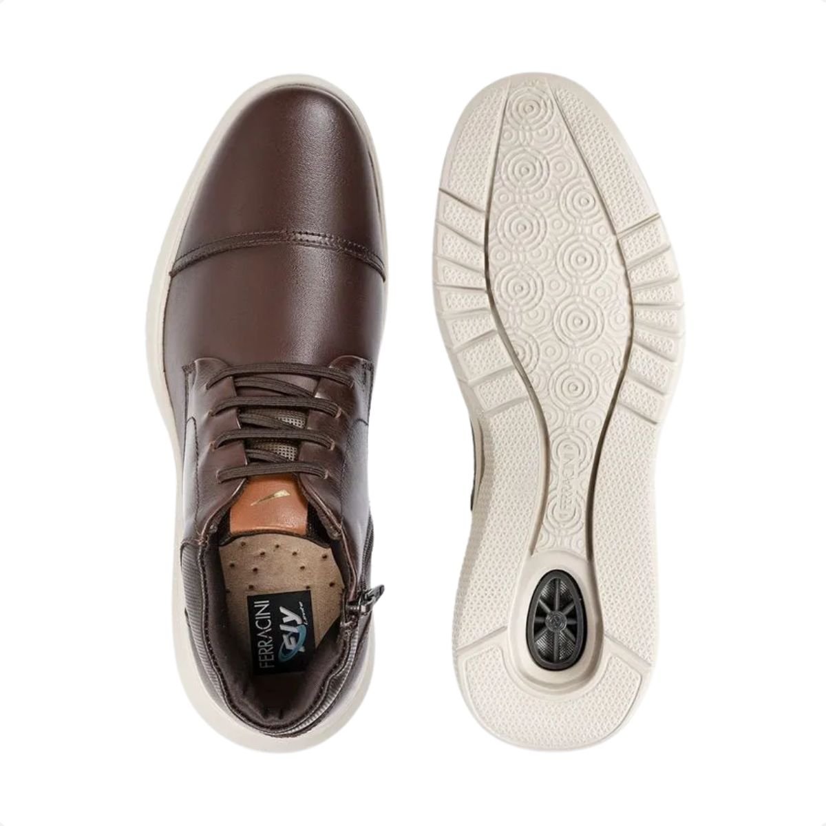 Bota Masculina Coturno Ferracini Glover Marrom Marrom 4