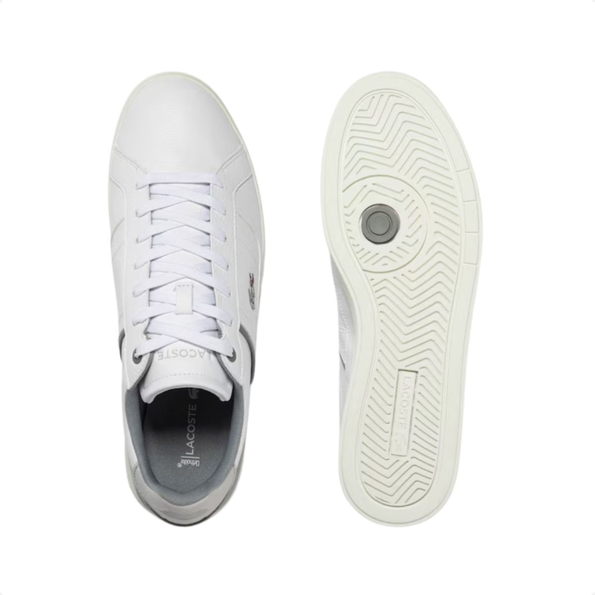 Sapatênis Masculino Lacoste Europa Pro Branco Branco 3