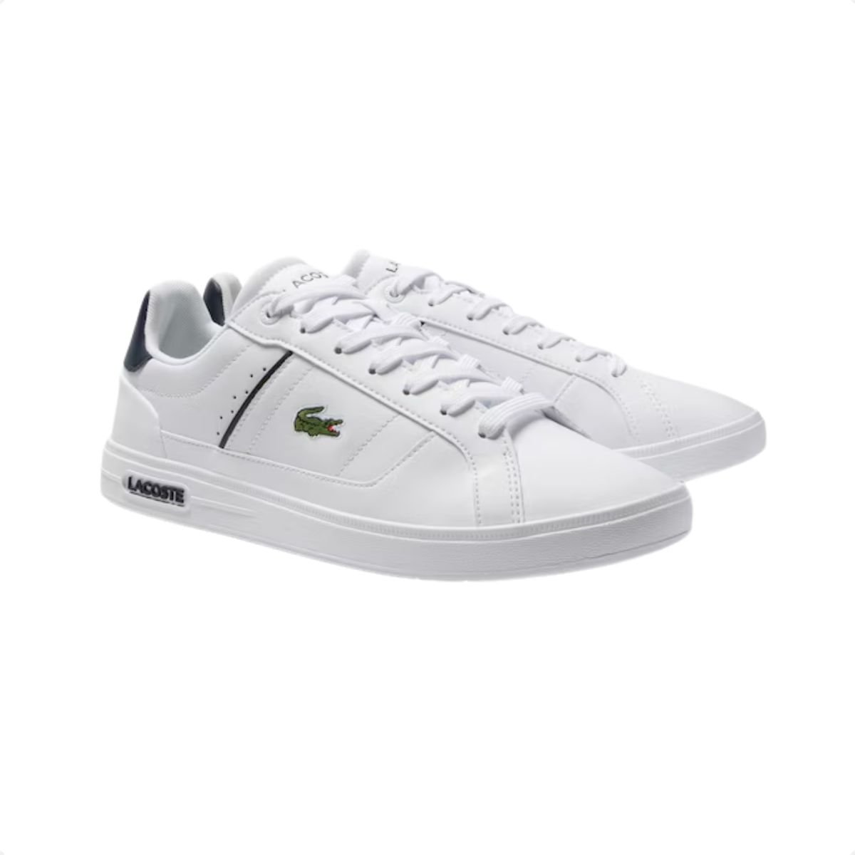 Sapatênis Masculino Lacoste Europa Pro Branco Branco 2