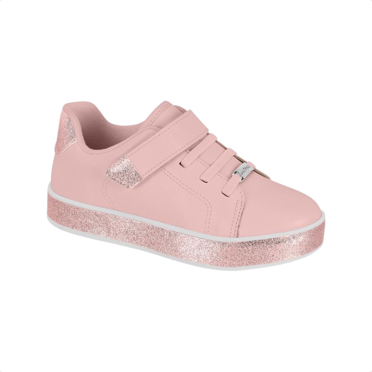 Tênis Infantil Molekinha Glitter Rosa Rosa