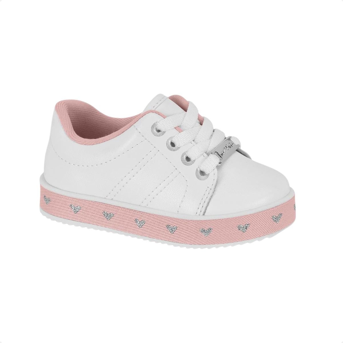 Tênis Infantil Feminino Molekinha Com Solado Decorado