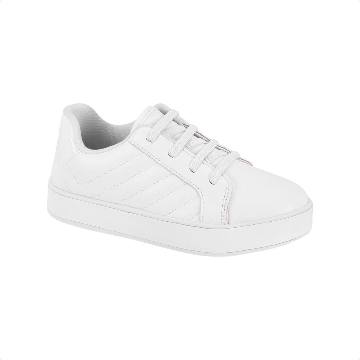 Tênis Básico Infantil Feminino Molekinha Branco