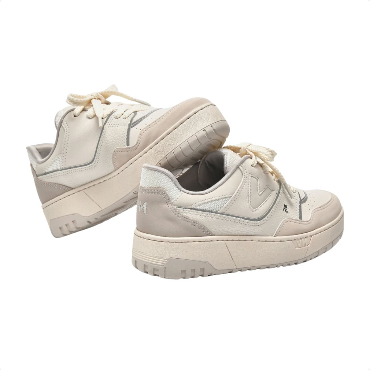 Tenis Casual Feminino Via Marte Off White Branco