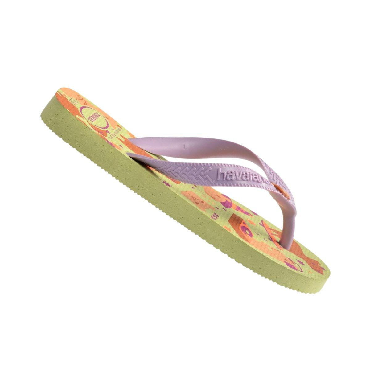 Chinelo Infantil Dedo Havaianas Kids Fantasy Verde Amarelo 6