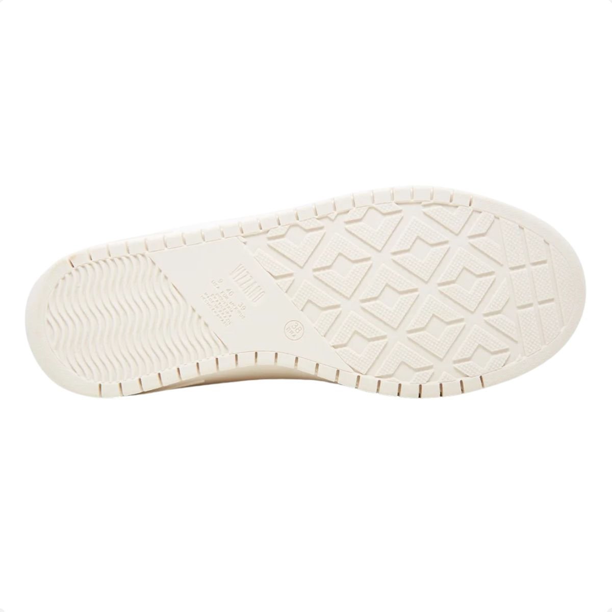Tênis Moda Feminino Básico Vizzano Off White E Bege Branco Off 5