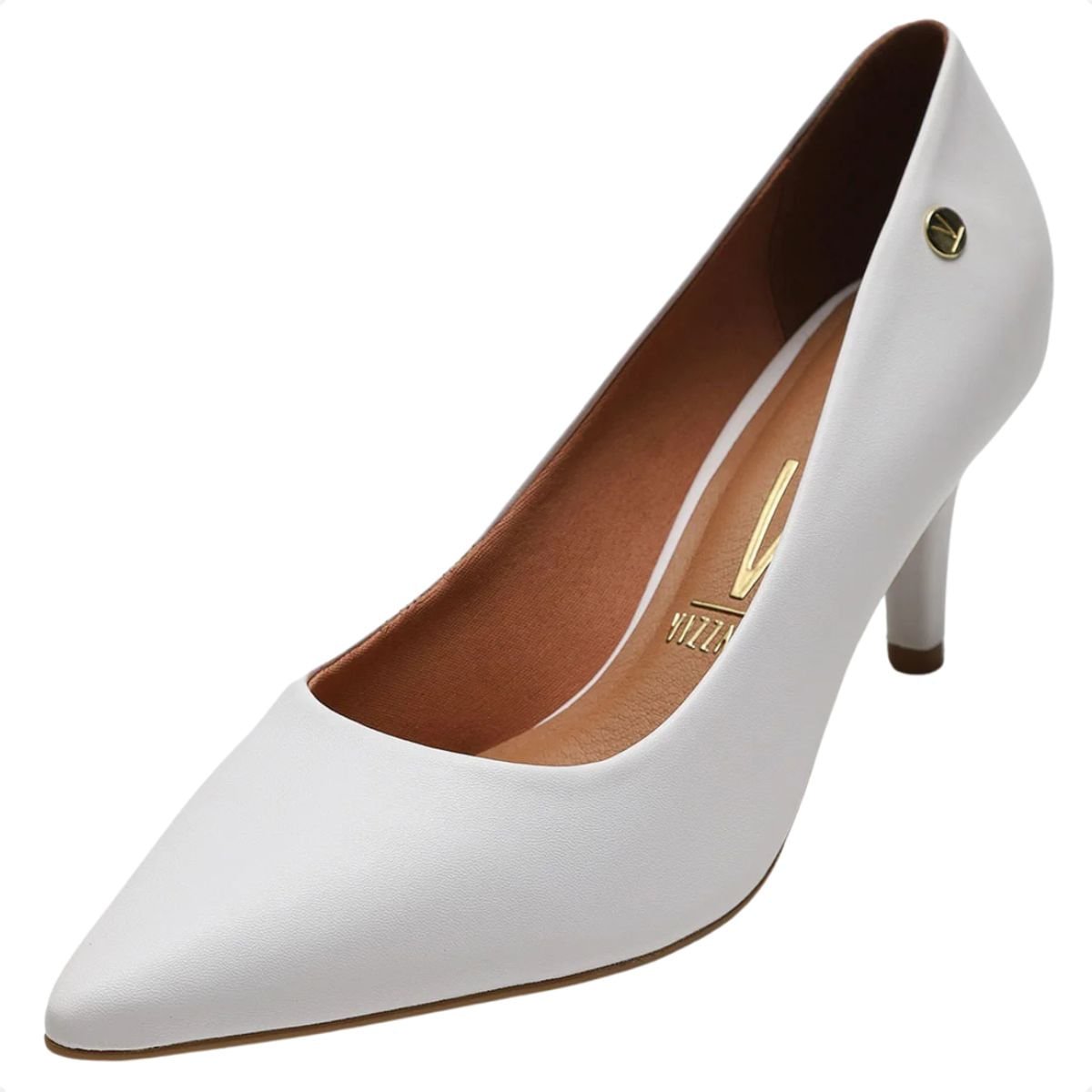 Sapato Fem Salto Medio Fino Vizzano  1185.702-7286.16072 Branco 2