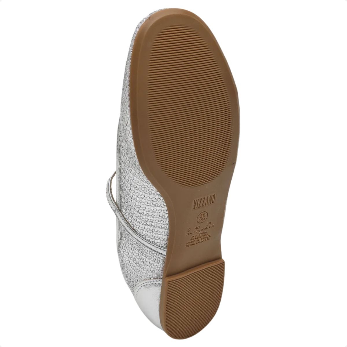 Sapatilha Fem Bico Redondo Vizzano  1443.101-28497.41 Prata 3