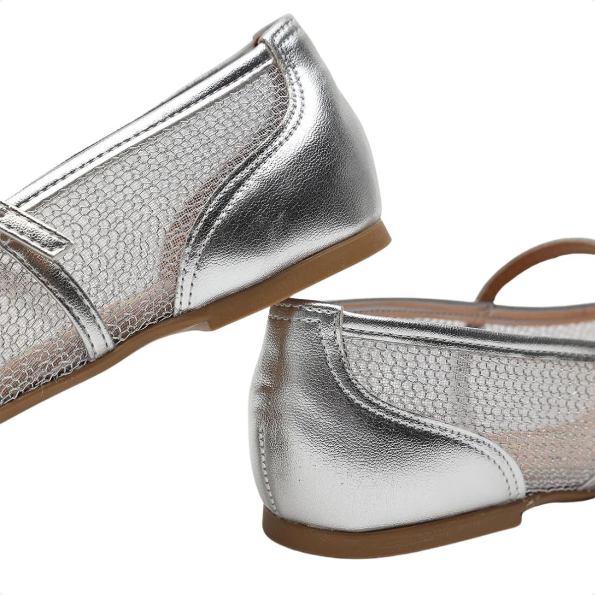 Sapatilha Fem Bico Redondo Vizzano  1443.101-28497.41 Prata 4