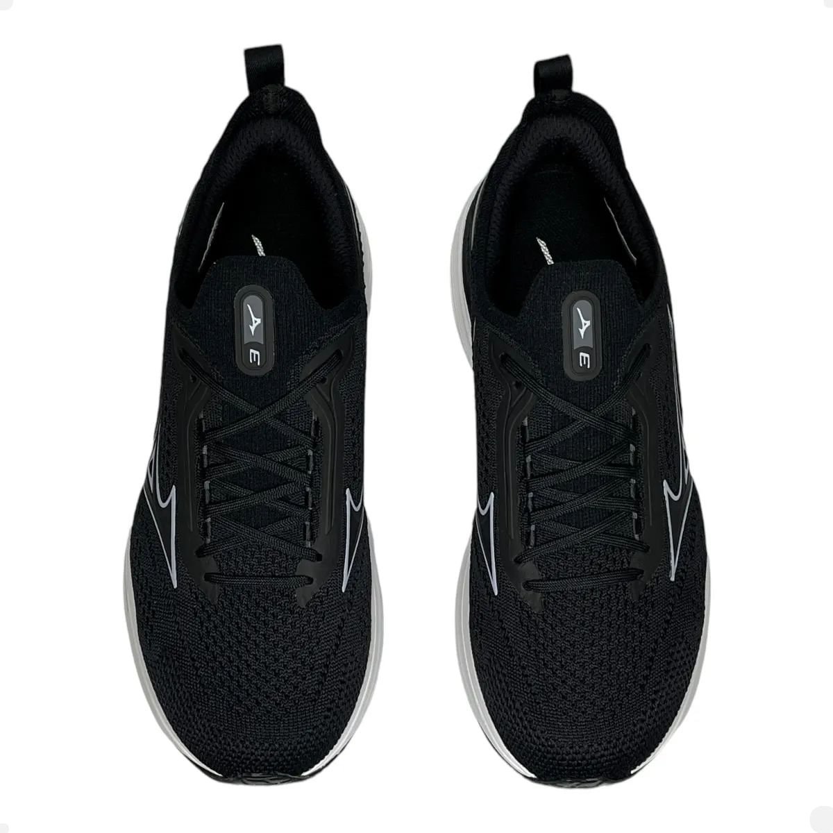Tênis Running Masculino Mizuno Cool Ride 3 Preto Preto 2