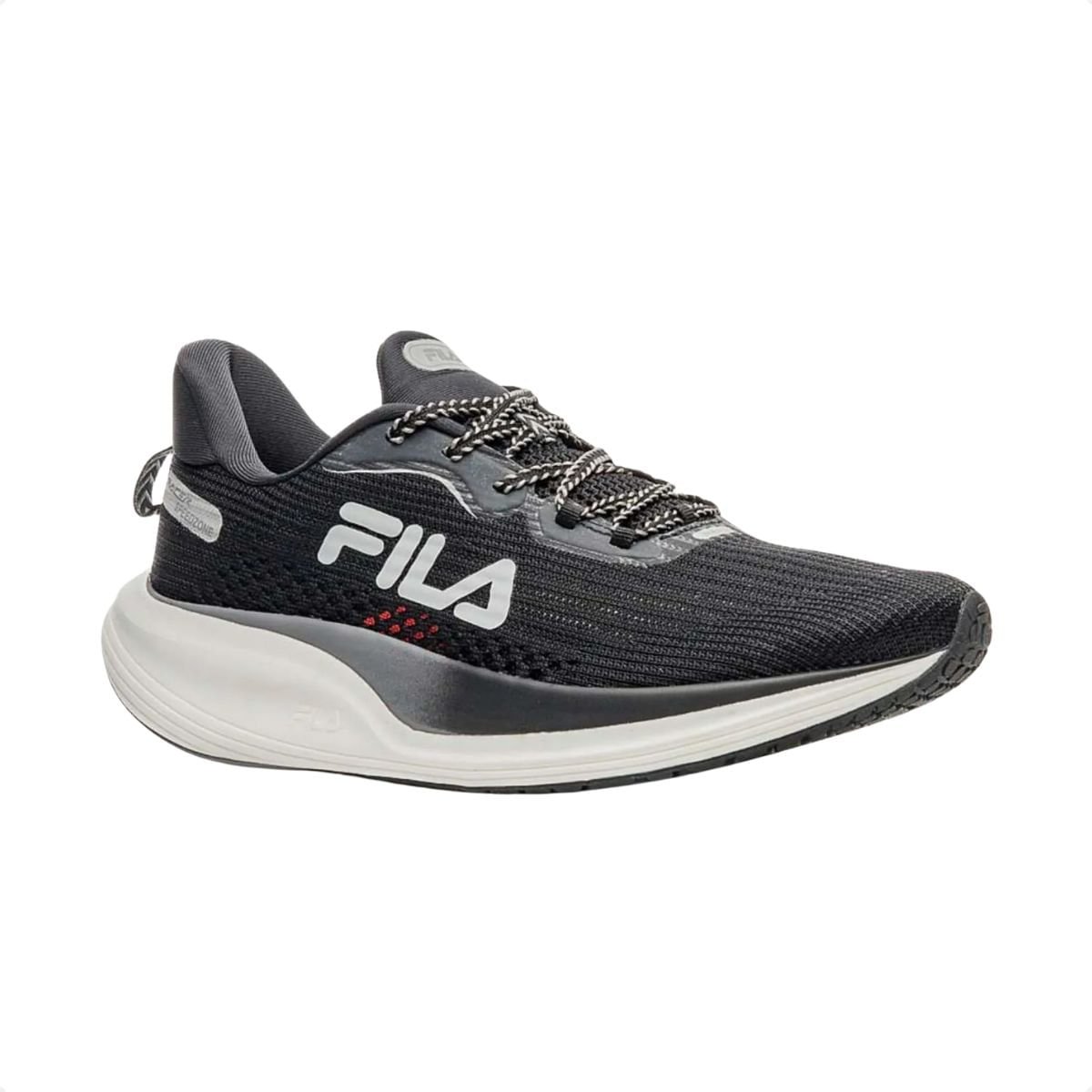 Tenis Running Masc Fila Racer Speedzone F01r00142-534 Preto/Bege/Cinza 2