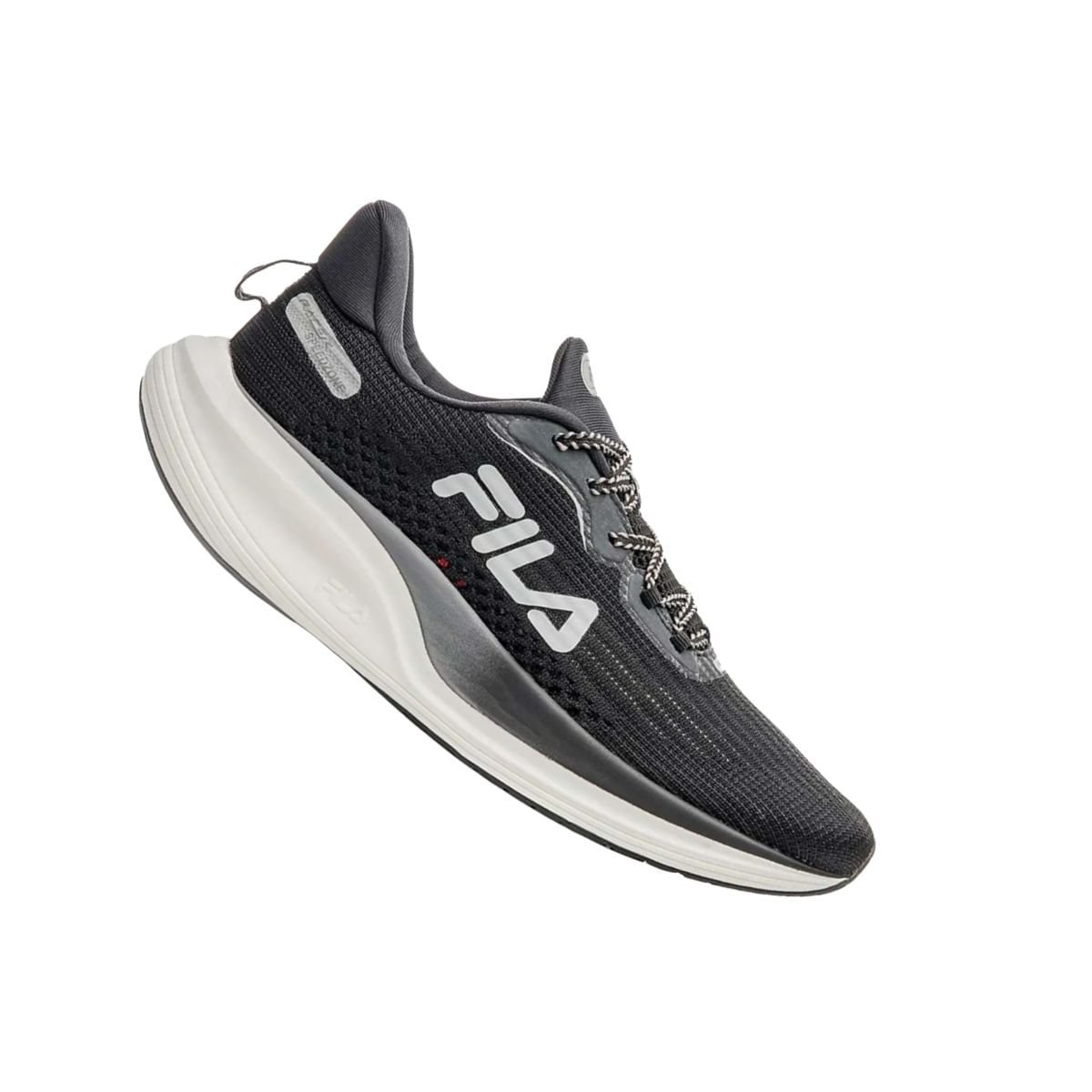 Tenis Running Masc Fila Racer Speedzone F01r00142-534 Preto/Bege/Cinza 7