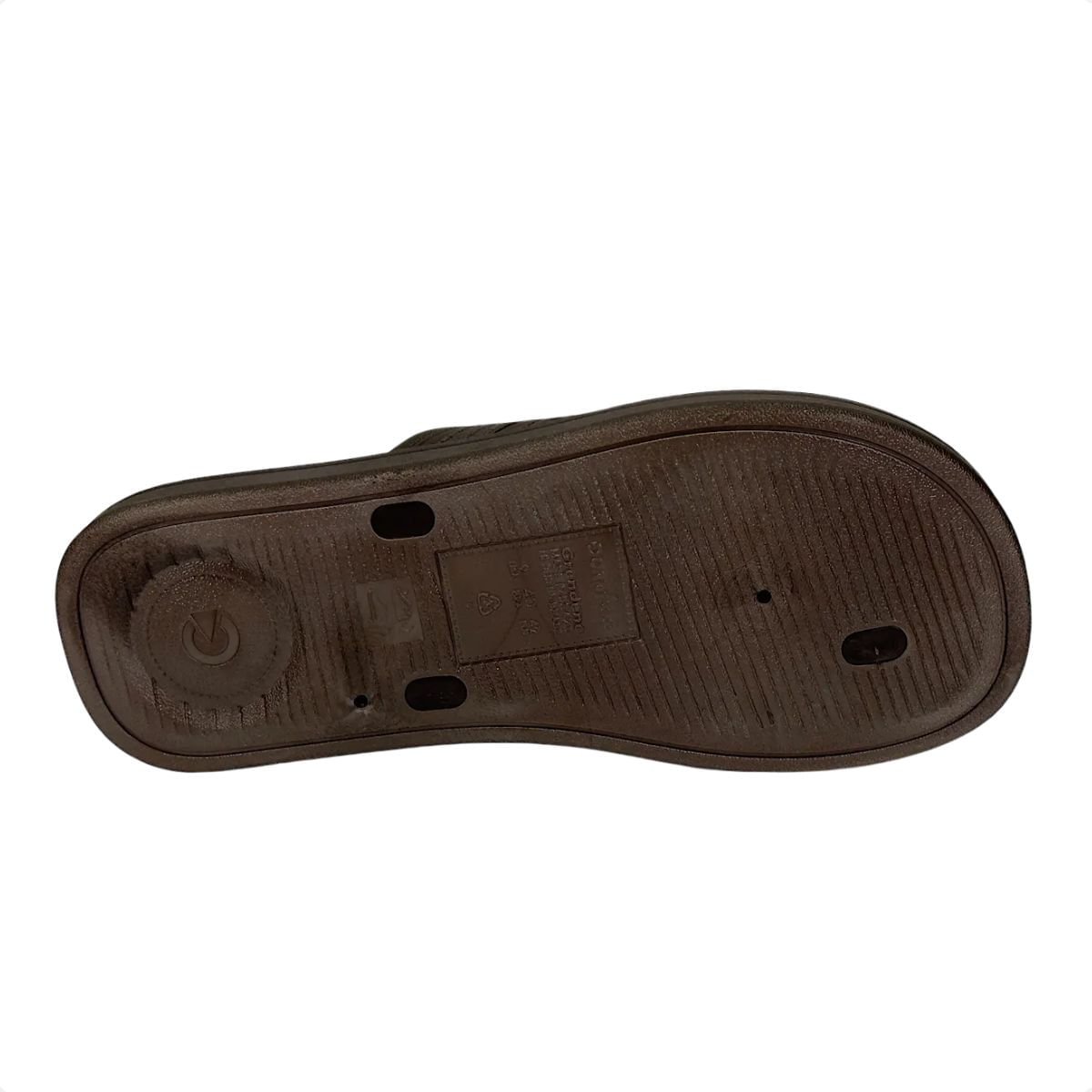 Chinelo Masculino Dedo Cartago Alabama Marrom Preto 4