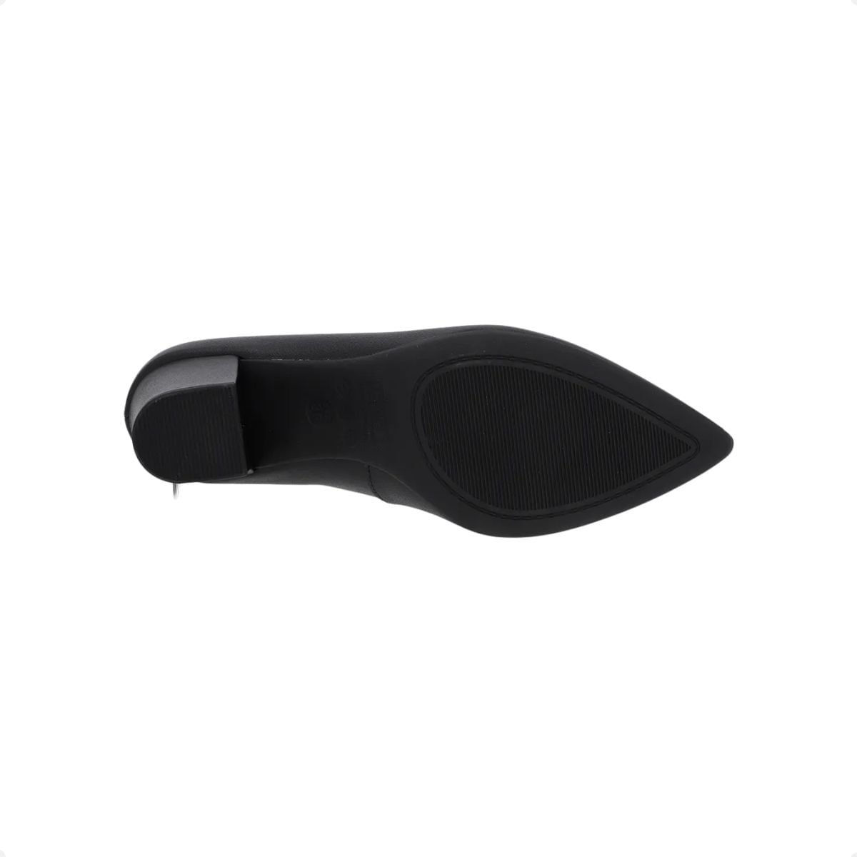 Sapato Feminino Salto Médio Grosso Usaflex Preto Preto 5