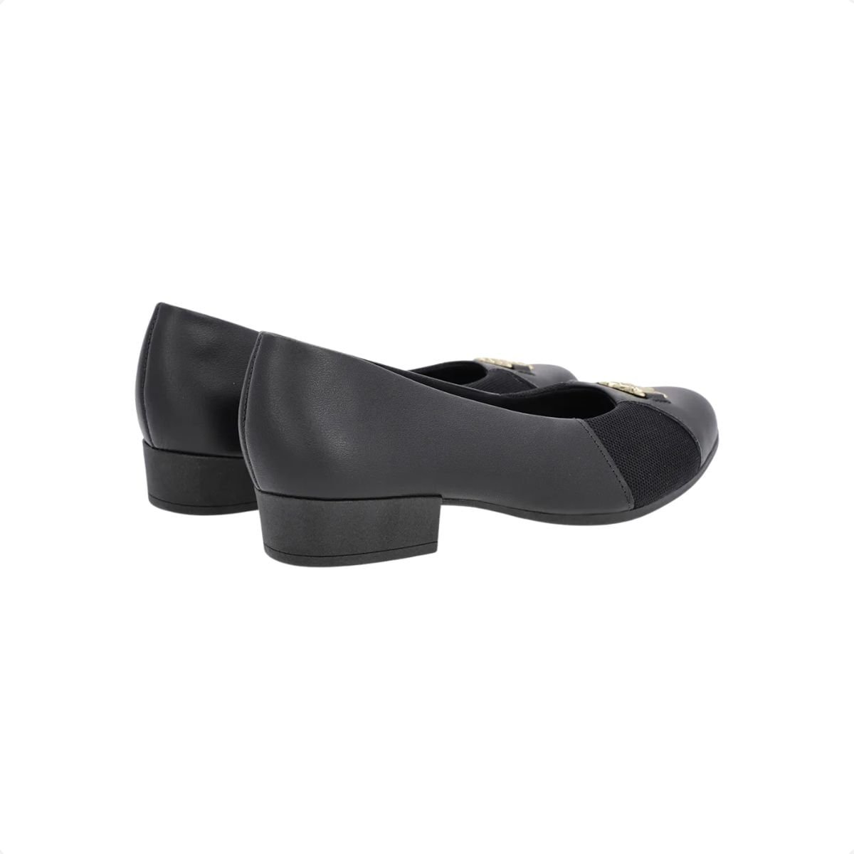 Sapato Feminino Salto Médio Grosso Usaflex Preto 7