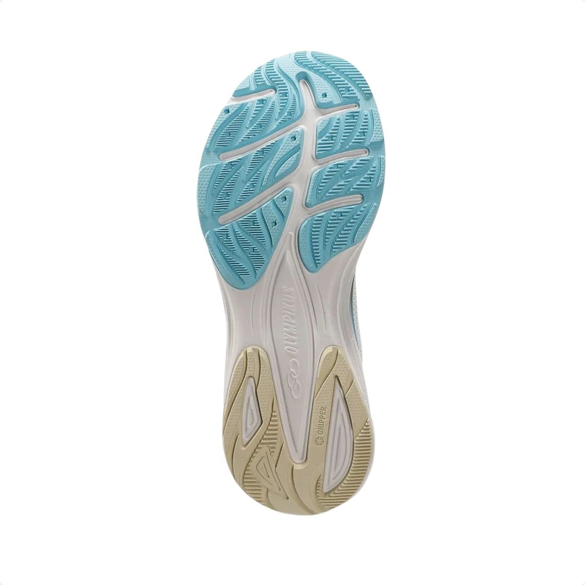 Tênis Running Feminino Olympikus Pride 4 Branco Azul 4