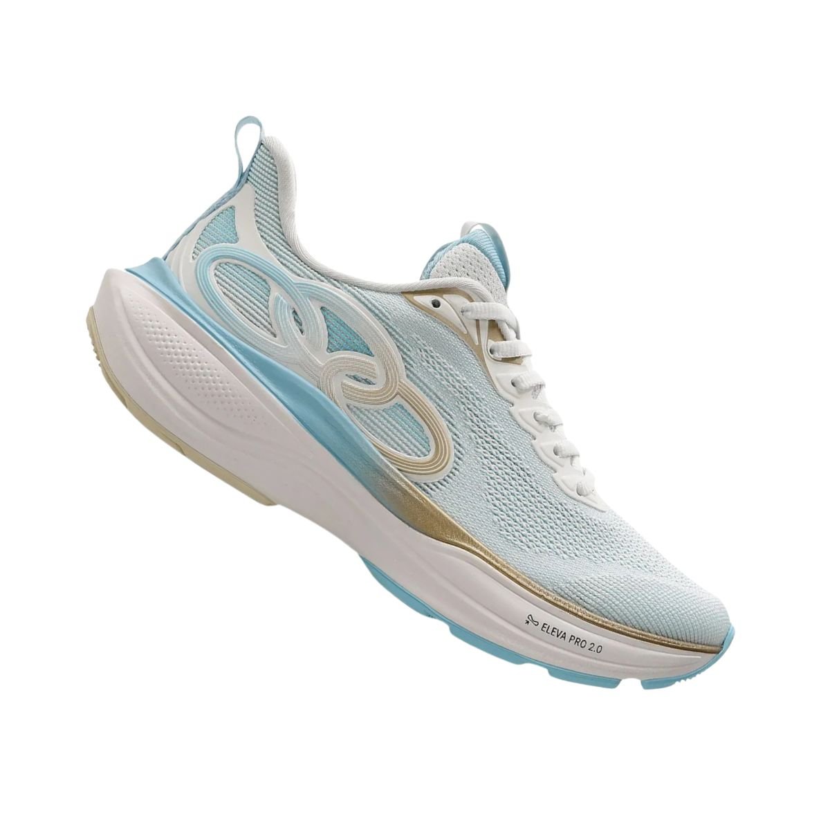Tênis Running Feminino Olympikus Pride 4 Branco Azul 7