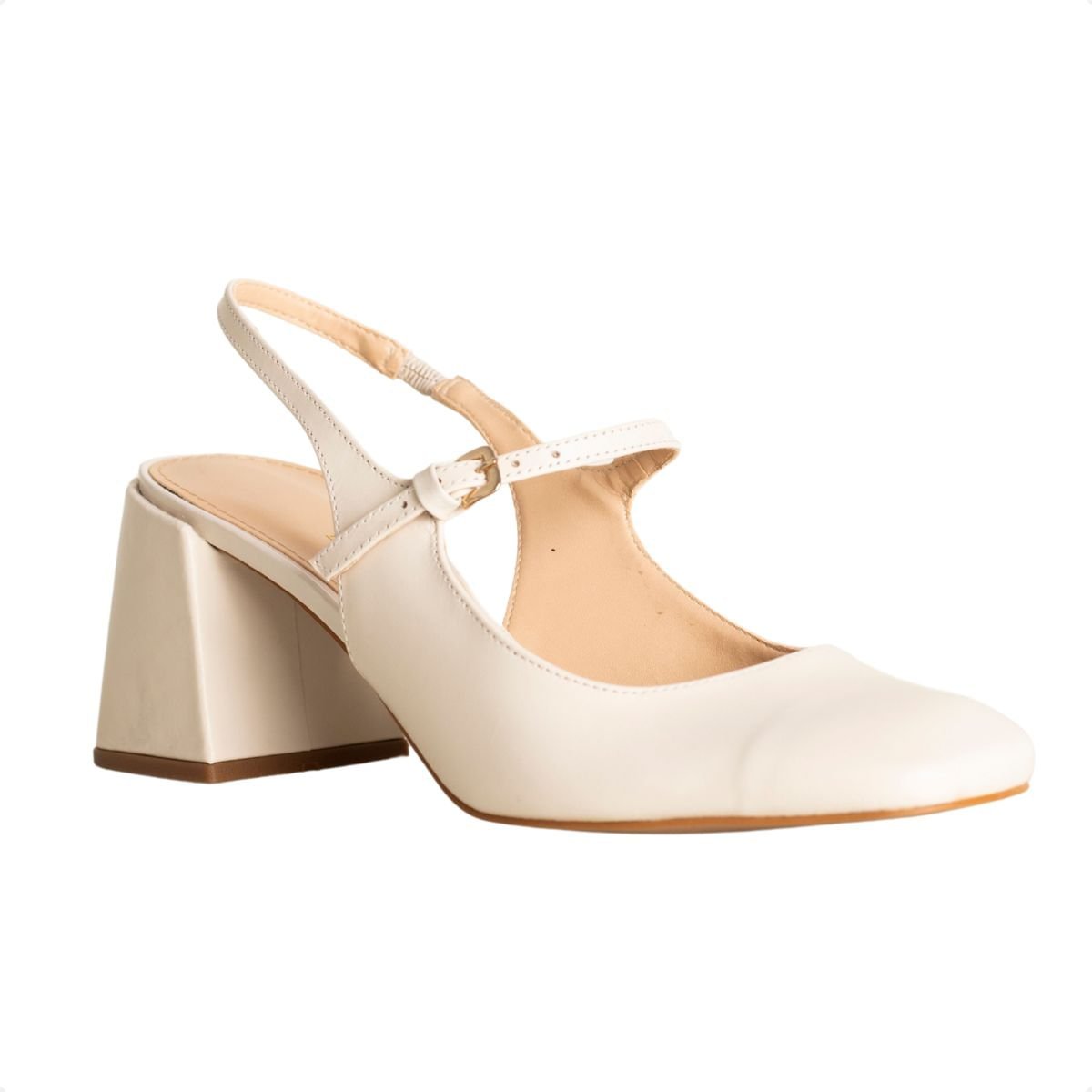 Sapato Slingback Boneca Branco Dm Branco 2
