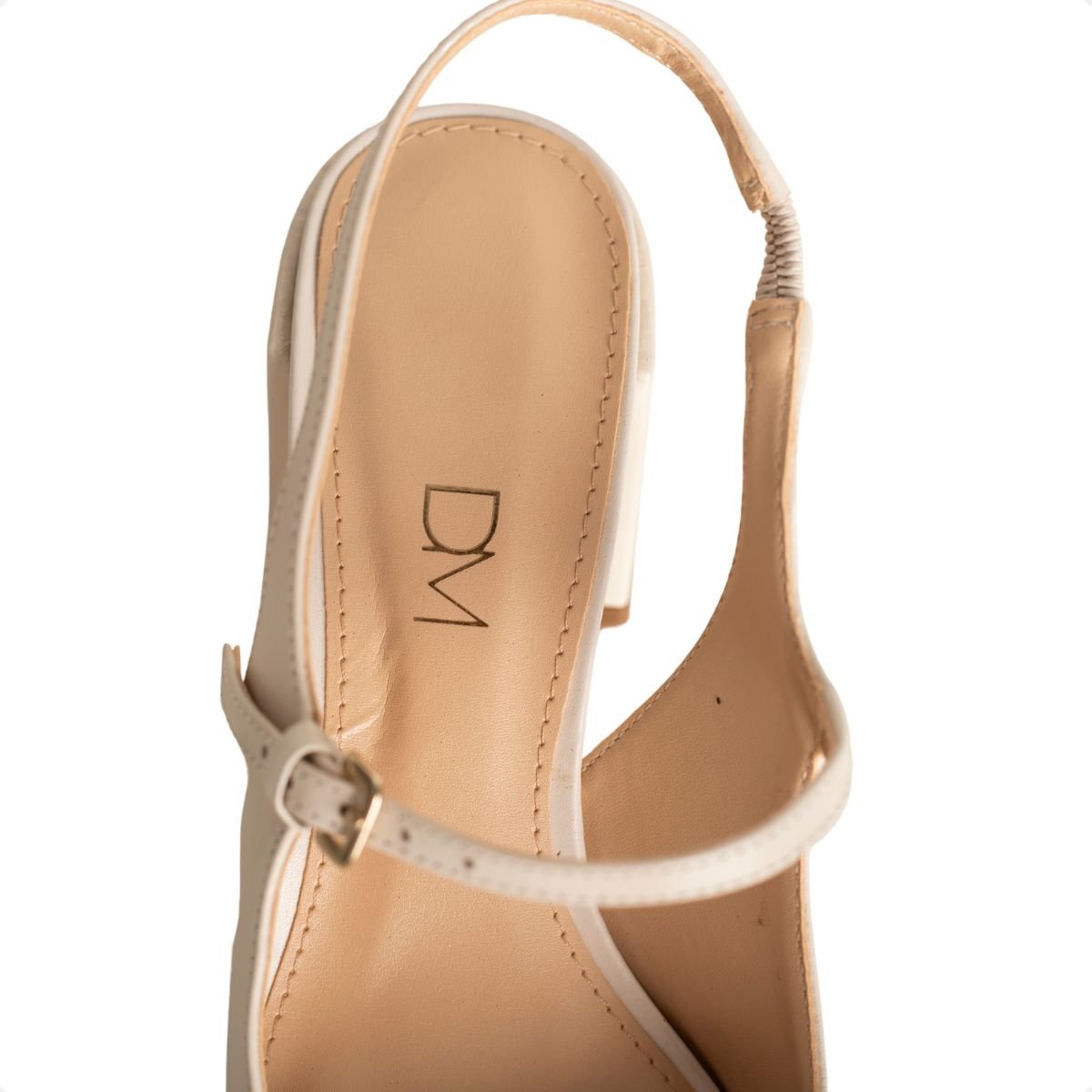 Sapato Slingback Boneca Branco Dm Branco 7