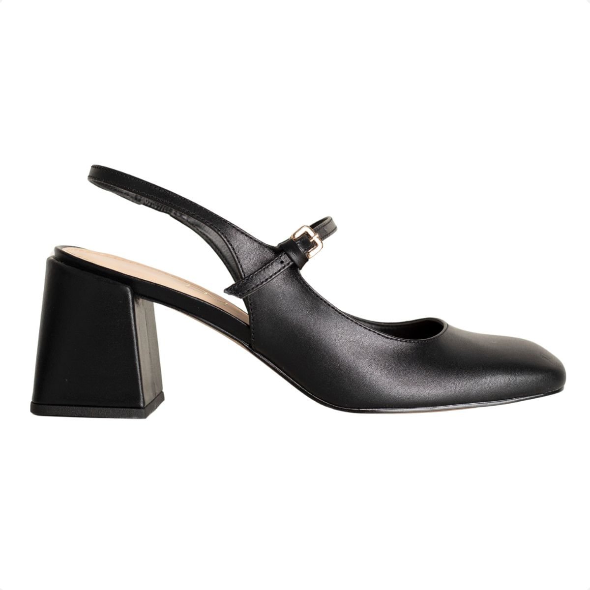 Sapato Slingback Boneca Preto Dm Preto 1