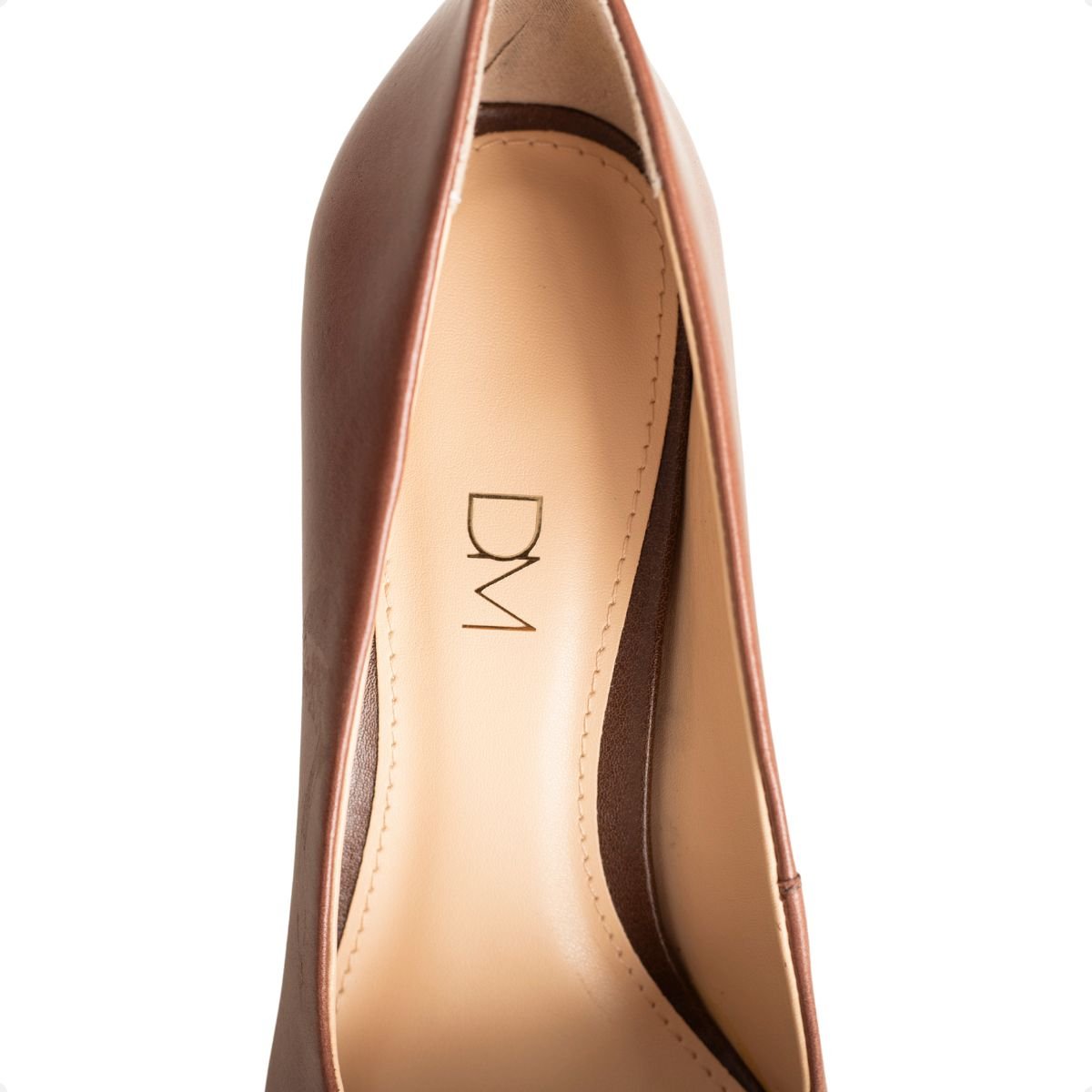 Scarpin Dm Bold Marrom Marrom 6