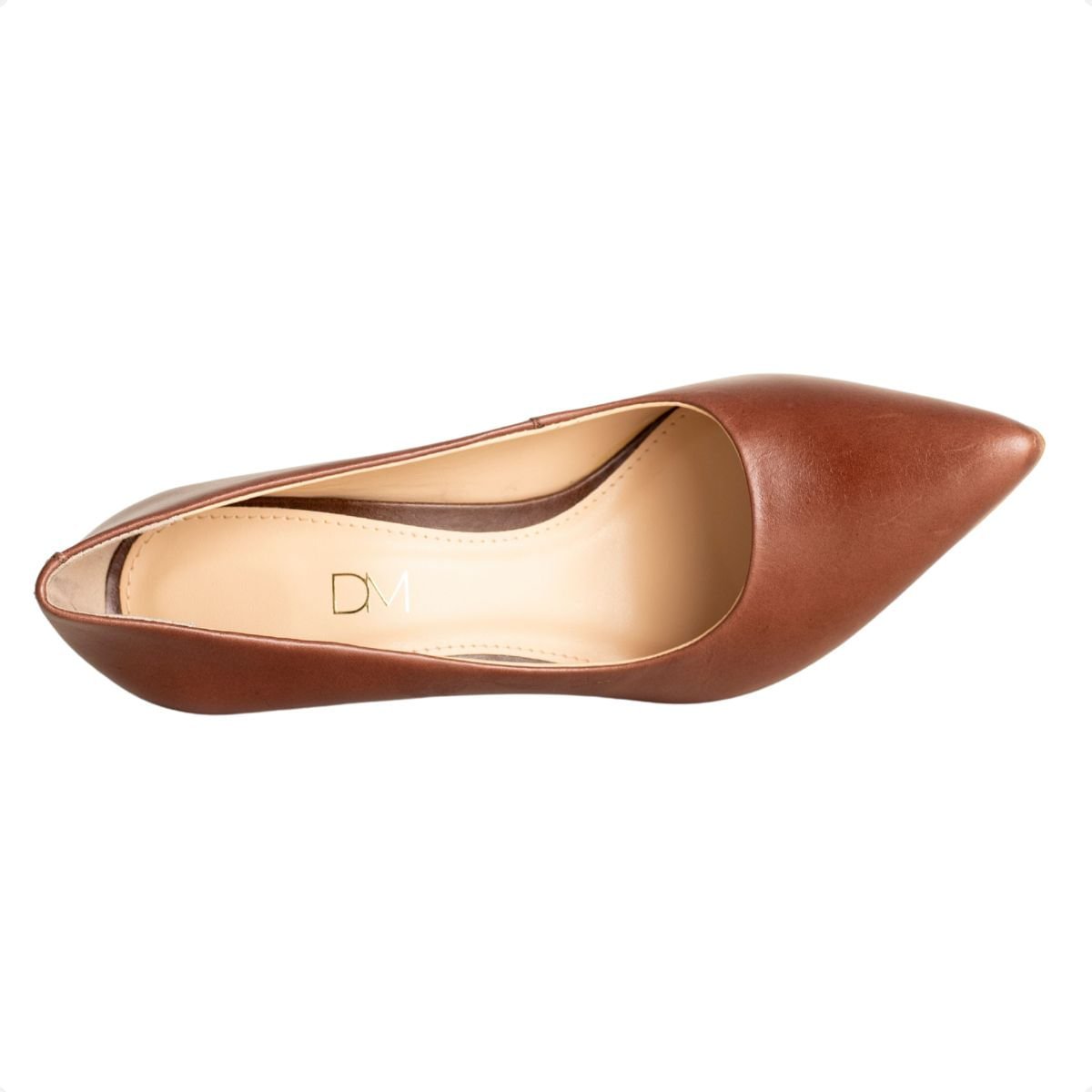 Scarpin Dm Bold Marrom Marrom 7