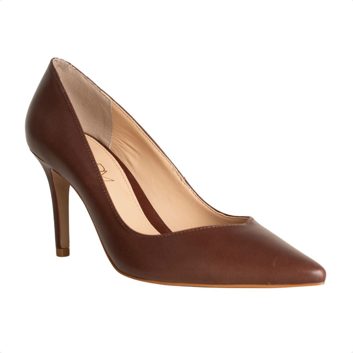 Scarpin Magnifique Dm Marrom Marrom 2