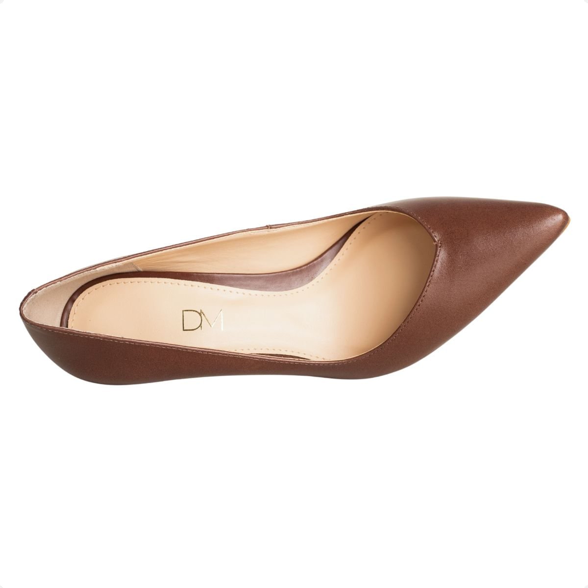 Scarpin Magnifique Dm Marrom Marrom 7