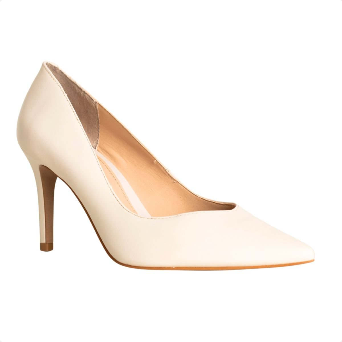 Scarpin Lumière Dm Off-White Branco 2